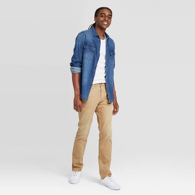 Goodfellow & Co Men's Mid Rise Slim Fit Leg Full Jeans Heavyweight - Picture 9 of 36