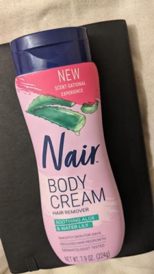 Nair Hair Removal Cream Aloe Water Lily 7.9oz Target