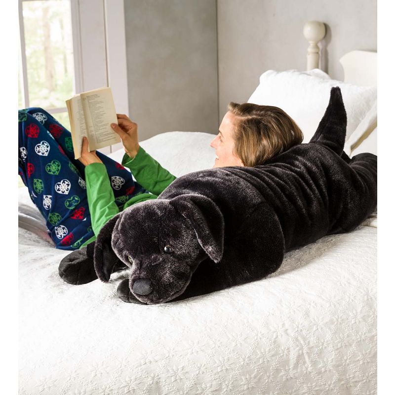 Super Soft Labrador Body Pillow w/ Realistic Features, 2 of 3