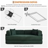 78.7" w Oversized Chaise Lounge Chair Indoor, Oversized Corduroy Upholstered Boneless Sofa Bed - 4 of 4