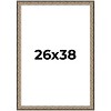 PosterPalooza | Ornate Silver Picture Frame - UV Acrylic, Foam Board Backing, Hanging Hardware - 2 of 4