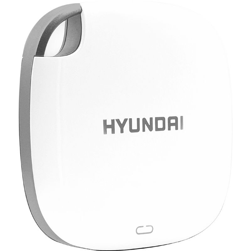 Hyundai 512GB Ultra Portable External SSD for PC/Mac/Mobile, USB-C USB 3.1 - White (HTESD500PW), 2 of 9