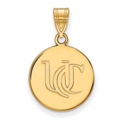 Black Bow Jewelry 10k Yellow Gold Cincinnati Bearcats NCAA Medium Pendant