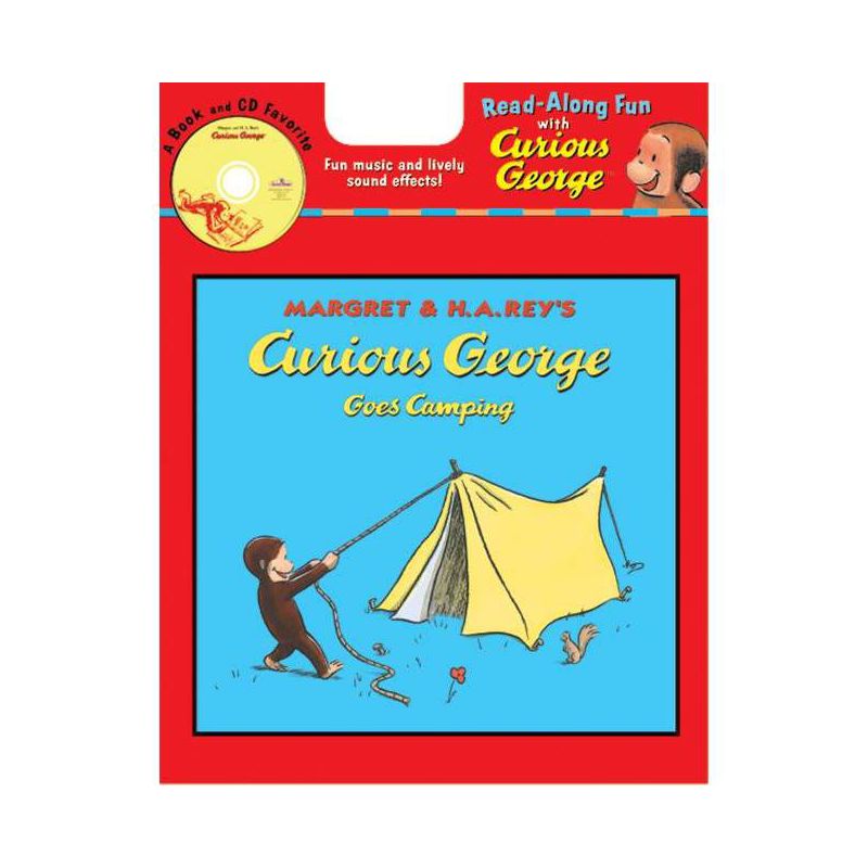 Curious George Goes Camping Book & CD - by  H A Rey & Margret Rey (Mixed Media Product), 1 of 2
