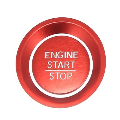 Unique Bargains Engine Start Stop Button Cover Trim Sticker For Honda Civic  11th Red : Target