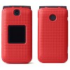 Nakedcellphone Case for Alcatel Go Flip V Flip Phone (2019) - Hard Shell Cover with Grid Texture - 2 of 4