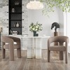 SEVOBAL Accent Chairs  Modern Upholstered Dining Chairs for Kitchen Living Room Bedroom, Green- Set of 2, Grey, 21.65"*23.62"*19.3" - 3 of 4