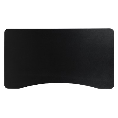 ErgoFlex Silver and Black Adjustable Height Mobile Standing Desk