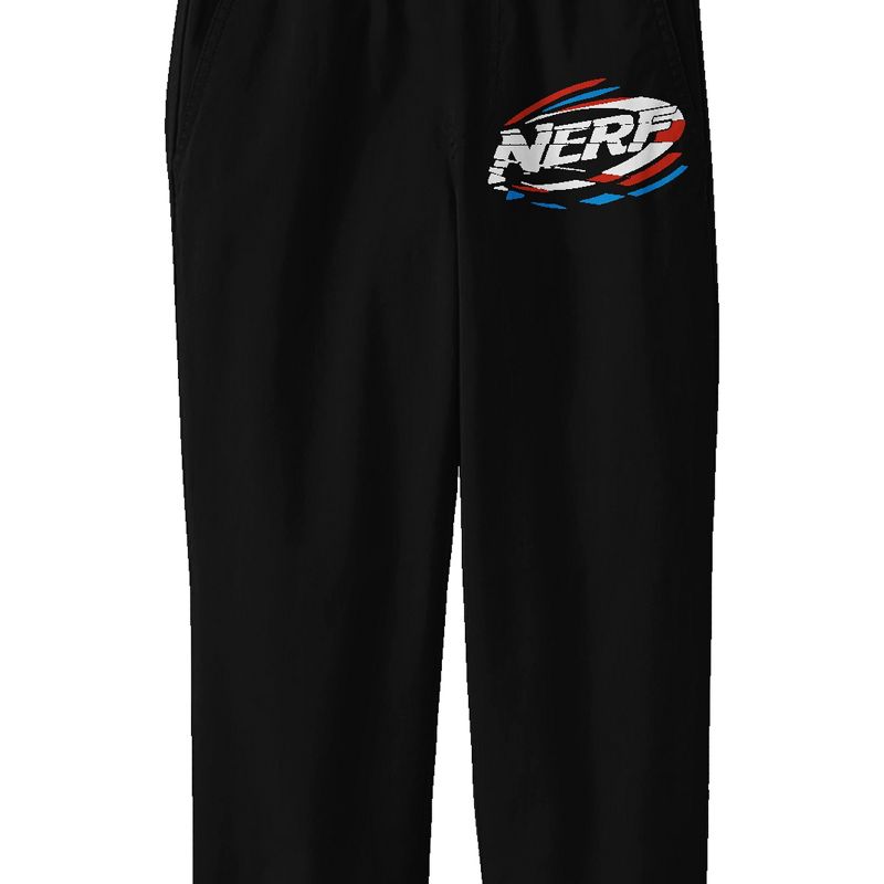Nerf Logo Junior's Black Athletic Sweatpants, 2 of 4