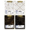BAZIC Products® Paperboard Clipboard with Gold Low Profile Clip, Assorted Geometric Designs (No Design Choice), 12.9" x 9", Pack of 6 - 2 of 4