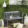 Porterville 2 Seat Bench - Outdoor - Safavieh - 2 of 4