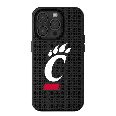 Keyscaper University of Cincinnati Bearcats Text Backdrop MagSafe Compatible Cell Phone Case for iPhone 16