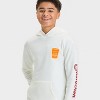 Boys' Pullover Maruchan Graphic Hoodie Sweatshirt - art class™ Cream - 2 of 4
