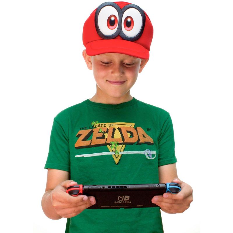 Nintendo Super Mario Odyssey Cappy Hat Kids Cosplay Accessory Red, 2 of 7