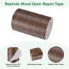 Unique Bargains Self Adhesive Realistic Wood Grain Durable Multi Use Masking Tape 1 Pc - 2 of 4