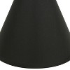 Vynxaria Lampshades: Black Slant Deep Cone Shade with Washer Fitter - 4 of 4