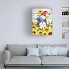 MAKIKO 'Gnomes With Sunflowers' Canvas Art - 2 of 4