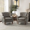 Set of 2 Tyre Armchair with Nailhead Trim  | ARTFUL LIVING DESIGN - 2 of 4