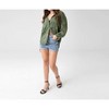 Women's DROP SHOULDER EMBROIDERY OVERSIZED SHIRT - SoulofMu - 2 of 4