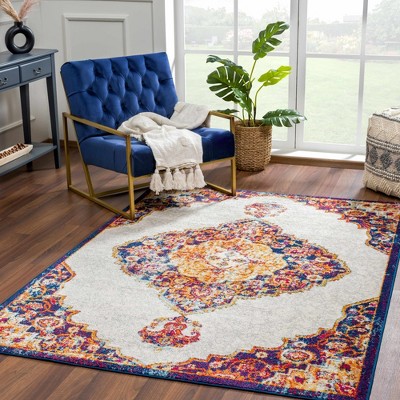 Hauteloom Istanbul Orange Area Rug