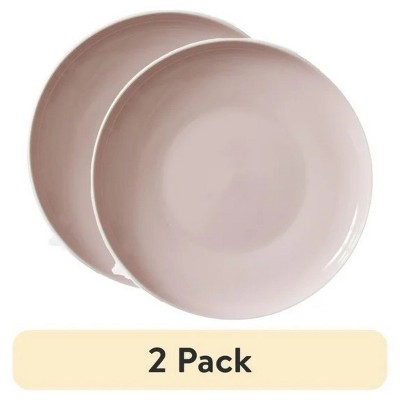 LunaLulinlk (2 pack) Blush Stoneware Dinner Plate