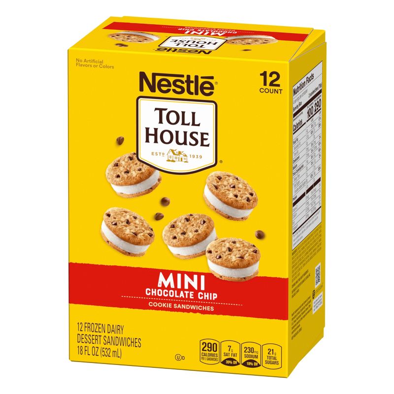 Toll House Mini Ice Cream Cookie Sandwiches - 12ct, 4 of 13