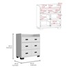 RISOKEYS Dresser for Bedroom,Storage Drawer Organizer with 5 Drawers,for Closet, Bedroom, Living Room - 3 of 4