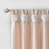 Gracie Mills Elroy Twist Tab Lined Faux Silk Window Curtain Panel - 2 of 4