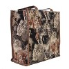 Signare USA Cat Animal Design Brown Shopper Bag - 2 of 4