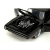 1970 Dodge Charger R/T Black "Fast X" (2023) Movie "Fast & Furious" Series 1/24 Diecast Model Car by Jada - 3 of 4