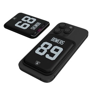 Keyscaper NFL Las Vegas Raiders Players Game Tactic Black Magnetic Credit Card Wallet - 1 of 3