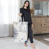 Sweet Jojo Designs Boy, Girl, Unisex/Gender Neutral Foldable Laundry Hamper with Handles Celestial Navy Blue and Gold - 4 of 4