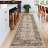 Coolmee Washable Area Rug Antique Distressed Rugs for Living Room Vintage Non Slip Modern Bedroom Carpet Stain Resistant Rug - 2 of 4