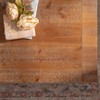 YUHAO Solid wood Rectangle Coffee Table with Solid Wood, Large 2-Tier Rustic Coffee Table with Storage Shelf - 4 of 4