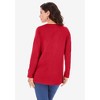 Roaman's Women's Plus Size Ultimate Long Sleeve Crewneck Tee - 3 of 4