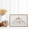 Kendrick Home Happy Halloween Pumpkin Wall Art White - 2 of 4