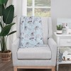 Little Love by NoJo Super Soft Blue and Grey Elephant Plush Baby Blanket - 2 of 3