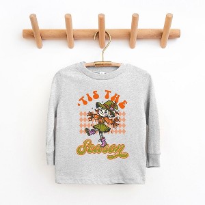 The Juniper Shop Tis The Season Scarecrow Toddler Long Sleeve Tee - 1 of 3