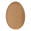 Kate and Laurel Zayda Metal Oval Mirror, 24x36, Gold - 3 of 4