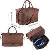 Weekender Overnight Carry-On Travel Bag with Dedicated Shoe Pouch, Large Capacity Duffle for Short Trips - 2 of 4