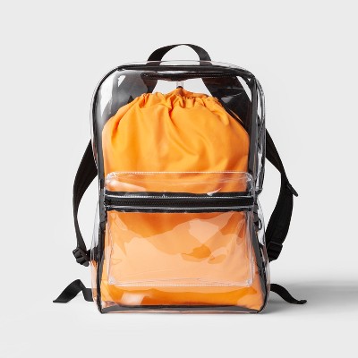 clear backpack target