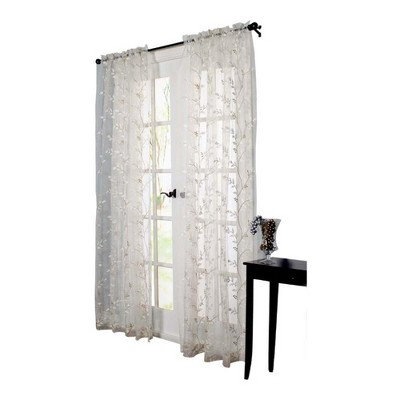 Commonwealth Habitat Venice An Embroidered Sheer Tailored Window Panel ...