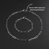 Paperclip Chain Necklace or Bracelet for Women or Men Stainless Steel Ginger Lyne Collection - 3 of 4