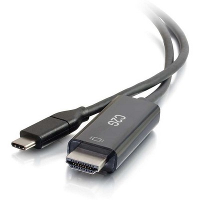 C2G 15ft USB C to HDMI Audio/Video Adapter Cable - 4K 30Hz - 15 ft HDMI/USB A/V Cable for Audio/Video Device, HDTV, Projector