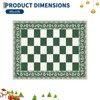 4x6 Christmas Area Rug, Washable Non Slip Holiday Carpet with Xmas Tree Reindeer Snowflake, Low Pile Accent Rug for Home - 2 of 4