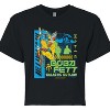 Women's - Star Wars - Dark Digital Boba Fett Cropped Graphic T-Shirt - 2 of 4