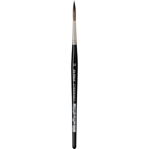 da Vinci CASANEO Rigger, Extra Soft Synthetics, Watercolor & Acrylic, Liner, Series 1290, Size 12 - 1 of 3