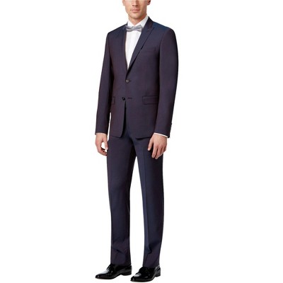 Calvin Klein Mens Extra Two Button Formal Suit