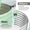 Oval/Round Raised Garden Bed – Large Wave-Shaped Outdoor Planter Box, Galvanized Steel, Open-Ended Base, Spacious Elevated Planter for Gardening - 3 of 4