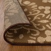 Floral Medallion Blocks Geometric Power-Loomed Living Room Bedroom Entryway Indoor Area Rug or Runner by Blue Nile Mills - 3 of 4